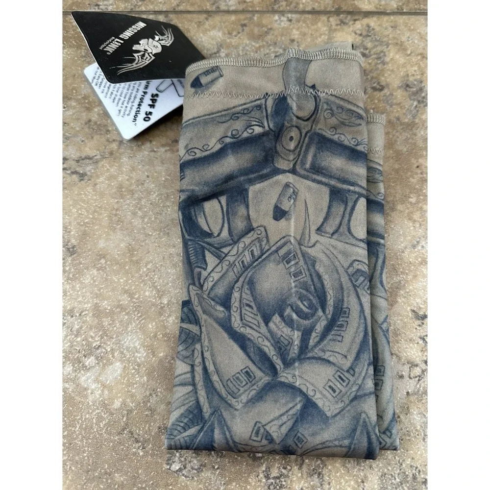 Missing Link SPF 50 Gun N Money  ArmPro Tattoo Compression Sleeves - APBK